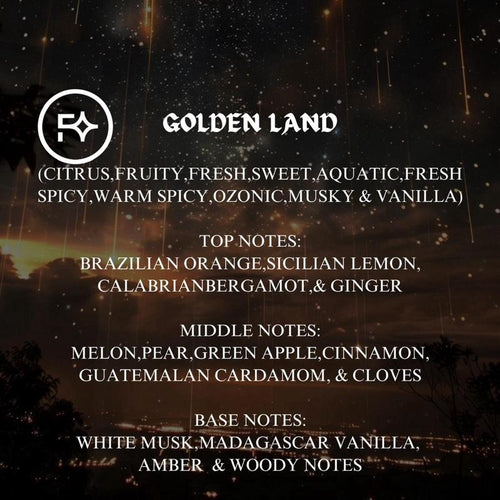 Fragtology Golden Land EDP 50ML